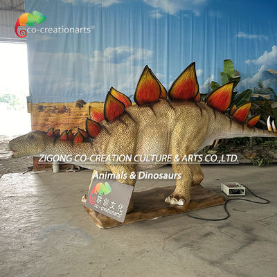 Gerçekçi Animatronik Dinozor Stegosaurus: Düzgün Dökme, Dinamik Kırkırma ve Etkileyici Sergiler İçin Canlı Arka Plaçlar