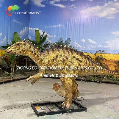 Realistic Animatronic Hadrosaur Dinosaur Model For Theme Parks And Prehistoric Exhibitions