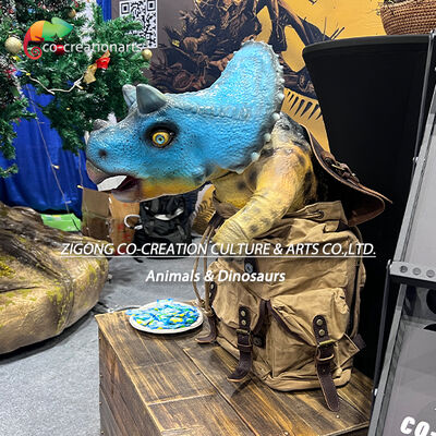 satın almak Animatronik hareket efektleri ile interaktif bebek Triceratops dinozor sırt çantası Çevrimiçi üretim