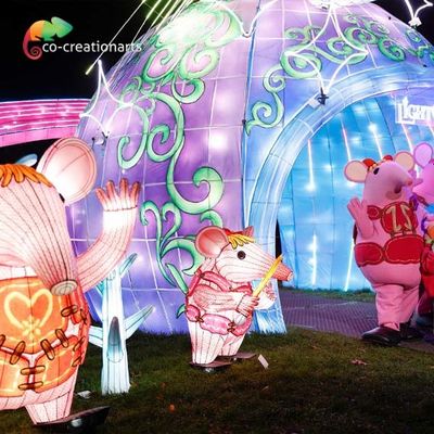 İyi bir fiyat. Noel Gösterisi İçin LED Işık 2m Uzunluk Ourdoor Çin Festivali Fenerleri çevrimiçi