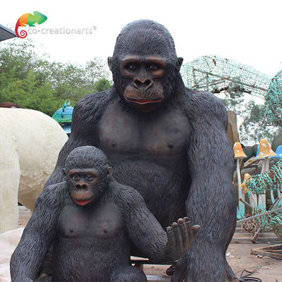 İyi bir fiyat. 2 Metre Yükseklik Fiberglas Animatronic Orangutan Iso Ce Sertifikası çevrimiçi