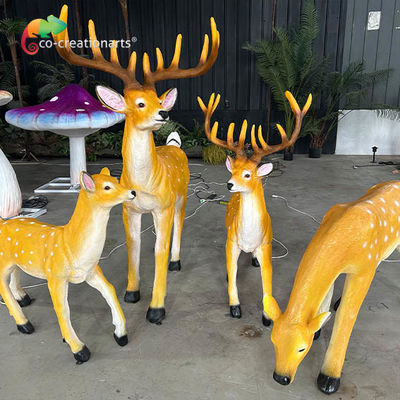 İyi bir fiyat. Hava koşullarına dayanıklı cam lif animatronik geyik gerçekçi renk özelleştirilebilir çevrimiçi