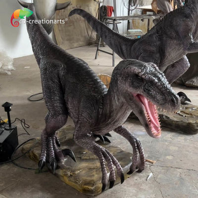 İyi bir fiyat. Eğlence Parkı Hayat Boyutu Animatronik Dinozorlar Animatronik Velociraptor Gerçekçi Hareket ve Sesle çevrimiçi