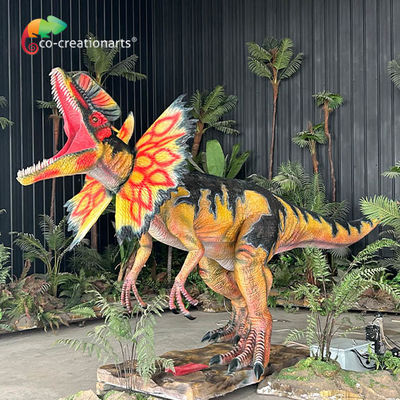 İyi bir fiyat. Gerçekçi Ses Canlı Hareketler Yüksek Standart Dilophosaurus Diyonzor Sergi İçin çevrimiçi