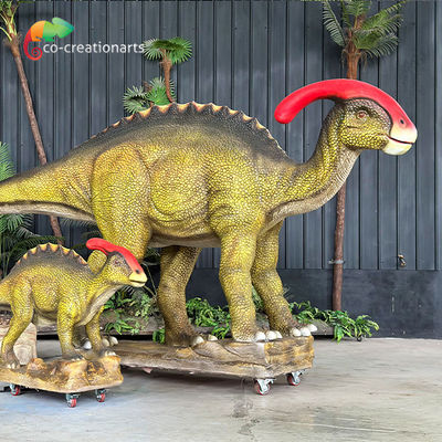 İyi bir fiyat. Özel Animatronik Dinozor Simülasyonu Parasaurolophus Bebeğiyle Çekici çevrimiçi