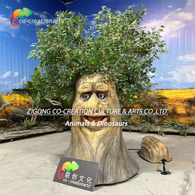 Animatronik Konuşan Ağaç Eğlence Parkı Dekorasyonu İçin